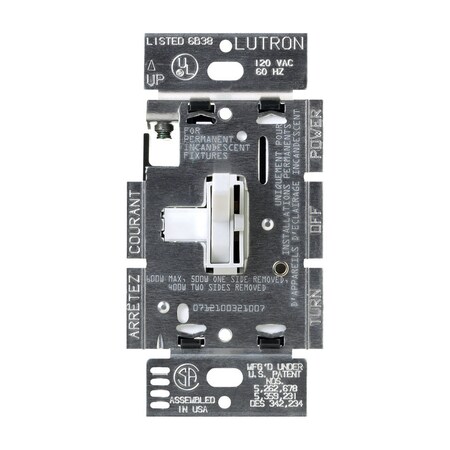 Toggler Dimmer Slide/Tog Sp Wht TG-600PH-WH